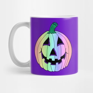 Rainbow Pastel Jack-O-Lantern Mug